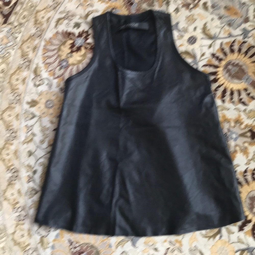 Yigal azrouel soft leather top